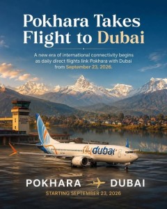 Flydubai Launches Daily Direct Flights from Dubai to Pokhara Starting 2026