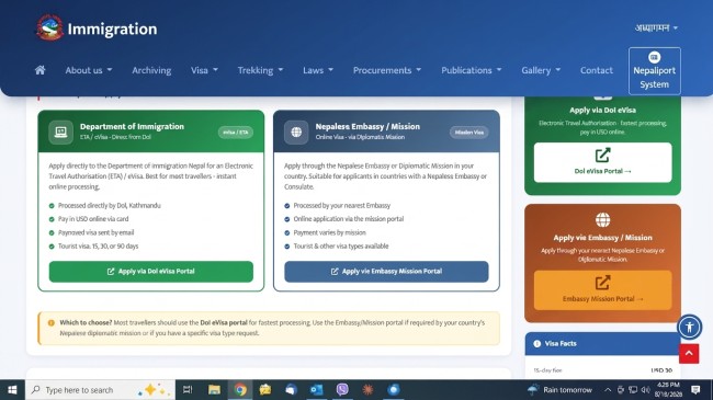 Nepal E-Visa 2026: Online Visa Guide for Travelers